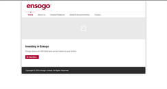 Desktop Screenshot of ensogo.com